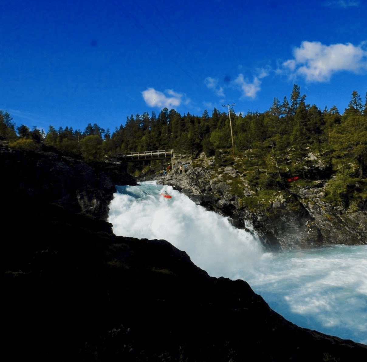 Paddling Stuttgangfossen